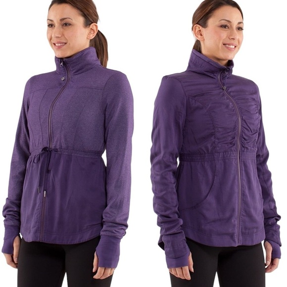 lululemon athletica Jackets & Blazers - LULULEMON Inner Peace Reversible Jacket in Concord Grape
